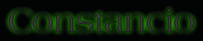 Constancio First Name
