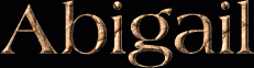 Abigail First Name