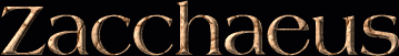 Zacchaeus First Name