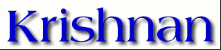 Krishnan First Name