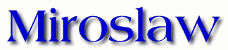 Miroslaw First Name