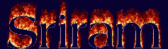 Sriram First Name