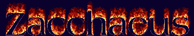 Zacchaeus First Name