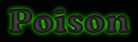 Poison First Name