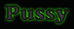 Pussy First Name