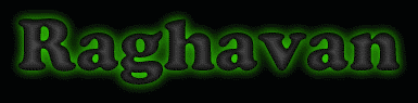 Raghavan First Name