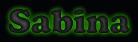 Sabina First Name