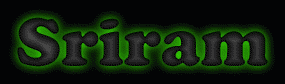 Sriram First Name
