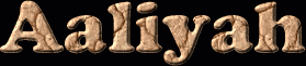 Aaliyah First Name
