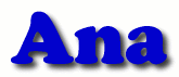 Ana First Name