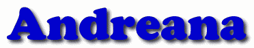 Andreana First Name