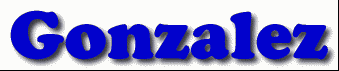 Gonzalez First Name