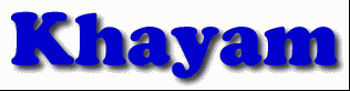 Khayam First Name