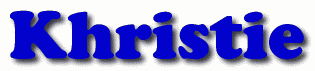 Khristie First Name