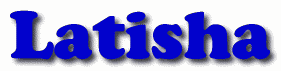 Latisha First Name