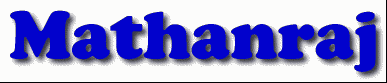 Mathanraj First Name