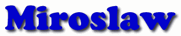 Miroslaw First Name