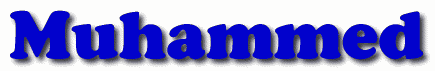 Muhammed First Name