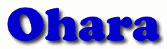 Ohara First Name