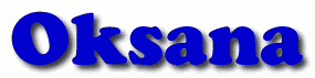 Oksana First Name