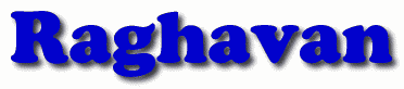 Raghavan First Name