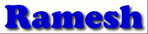 Ramesh First Name