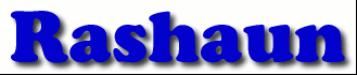 Rashaun First Name