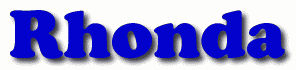 Rhonda First Name