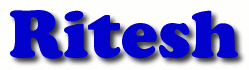 Ritesh First Name