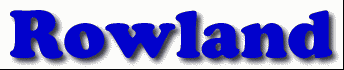 Rowland First Name