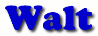 Walt First Name