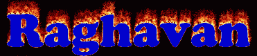 Raghavan First Name