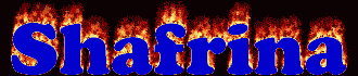 Shafrina First Name