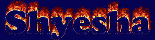 Shyesha First Name